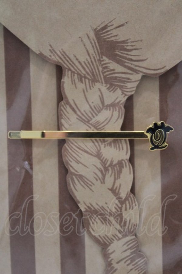 画像2: Q-pot. / Q's batヘアピン  ゴールド H-26-01-28-074-QP-AC-KB-ZH (2)