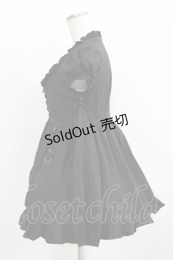 画像2: BPN / アーム付オーバーワンピース  ブラック H-26-01-28-010-GO-OP-KB-ZH (2)