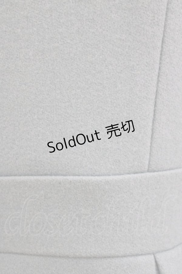 画像4: Jane Marple / ウールフレアコート  ブルーグレー H-26-01-28-013-JM-CO-KB-ZH (4)