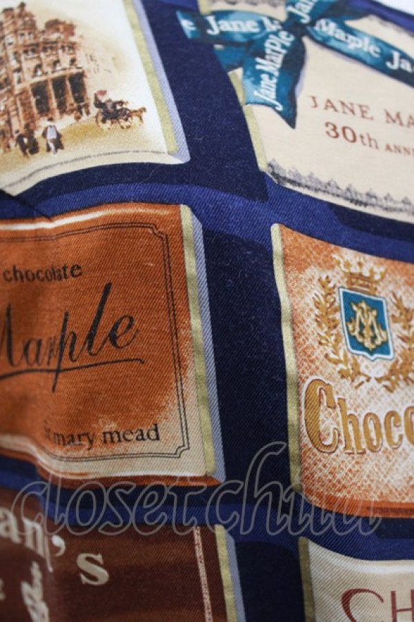 画像5: Jane Marple / ブリティッシュチョコレートバースクエアドレス M ネイビー H-26-01-28-014-JM-SK-AK-ZH (5)
