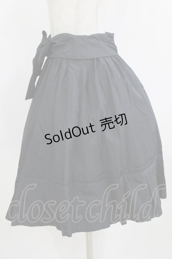 画像2: Jane Marple / リボンタックスカート  ネイビー H-26-01-28-016-JM-SK-KB-ZH (2)