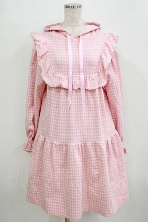 画像: Candy Stripper / GOOD DAYS HOODIEワンピース  ピンク H-26-01-28-018-PU-OP-KB-ZH