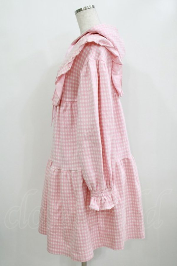 画像2: Candy Stripper / GOOD DAYS HOODIEワンピース  ピンク H-26-01-28-018-PU-OP-KB-ZH (2)