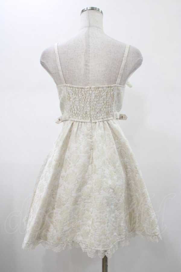 画像2: Rojita / ジャガードキャミワンピース Free ホワイト H-26-01-29-032-LO-OP-NS-ZH (2)