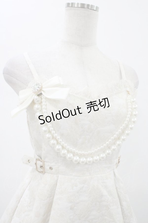 画像3: Rojita / ジャガードキャミワンピース Free ホワイト H-26-01-29-032-LO-OP-NS-ZH (3)