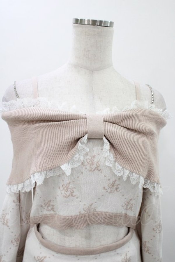 画像3: Ank Rouge / フロント開きモノグラムワンピース M ピンク H-26-01-29-033-CA-OP-NS-ZH (3)