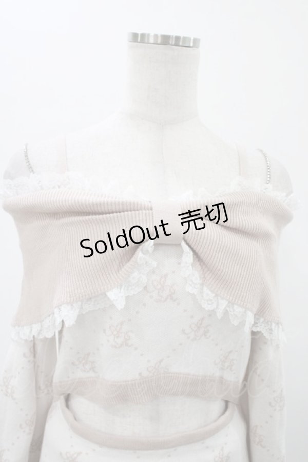 画像3: Ank Rouge / フロント開きモノグラムワンピース M ピンク H-26-01-29-033-CA-OP-NS-ZH (3)