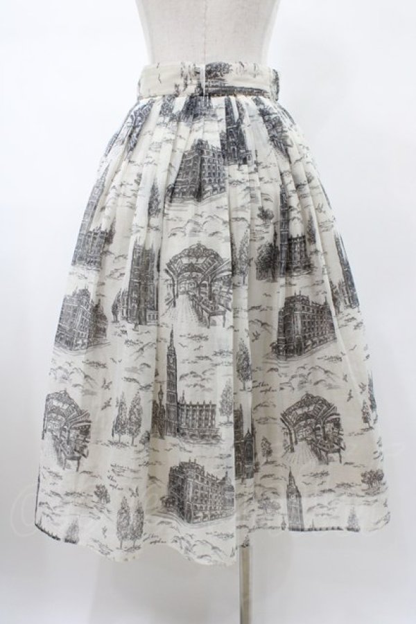 画像2: an another angelus / ブリティッシュトワル柄シアータックスカート Free BLACK H-26-01-29-034-CA-SK-NS-ZH (2)