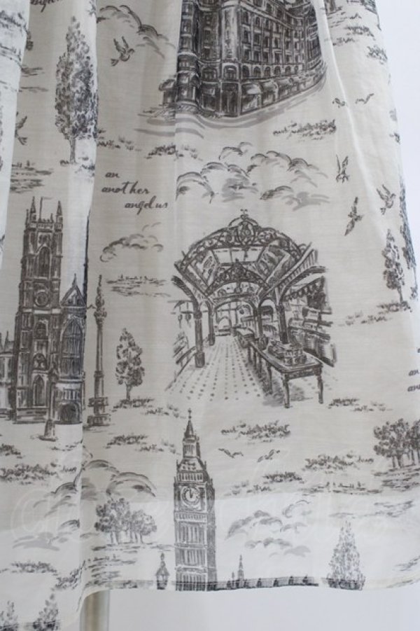 画像3: an another angelus / ブリティッシュトワル柄シアータックスカート Free BLACK H-26-01-29-034-CA-SK-NS-ZH (3)