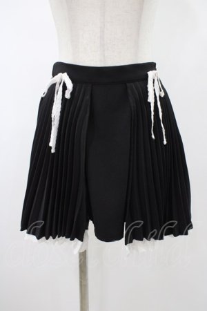 画像: Me roir / アコーディオンプリーツラップスカート M ブラック H-26-01-29-037-0-SK-NS-ZH