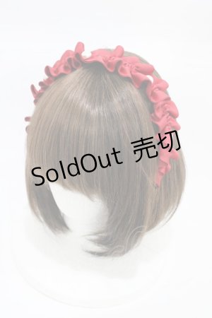 画像: m petit by misako / AMPLカチューシャ  レッド H-26-01-29-004-LO-AC-NS-ZH