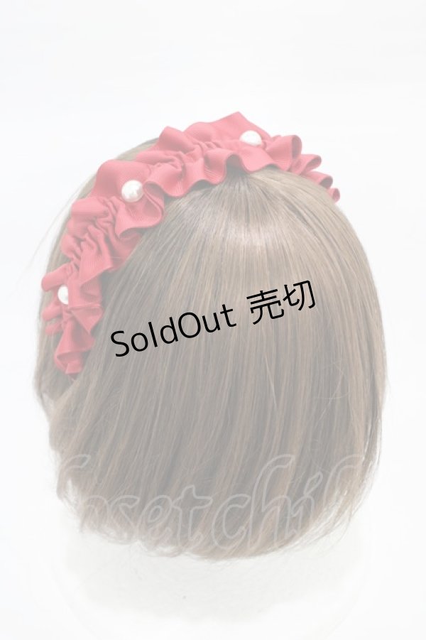 画像2: m petit by misako / AMPLカチューシャ  レッド H-26-01-29-004-LO-AC-NS-ZH (2)