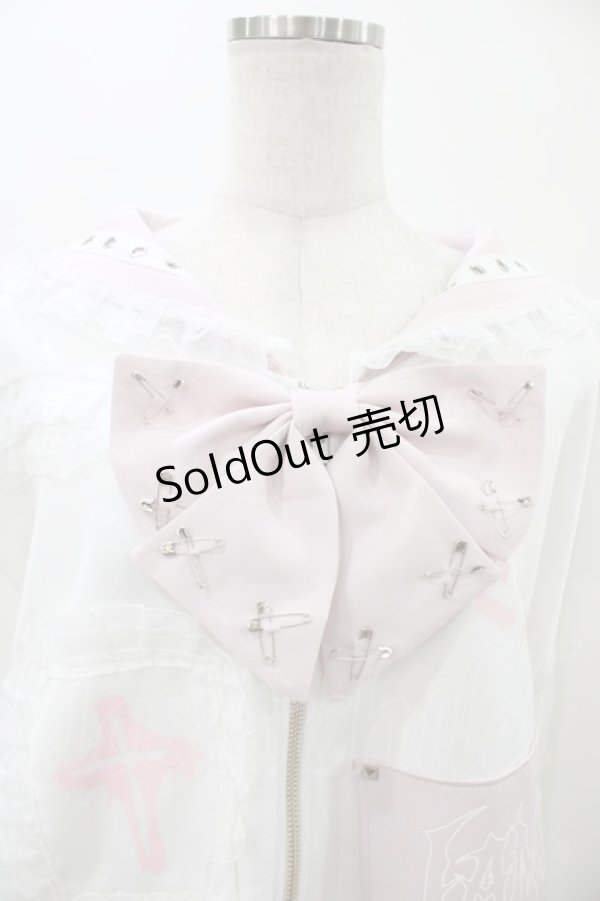 画像3: Jamie エーエヌケー / /ゴシックリメイクJK制服ジャージ M オフ/ピンク H-26-01-29-043-LO-TO-NS-ZH (3)