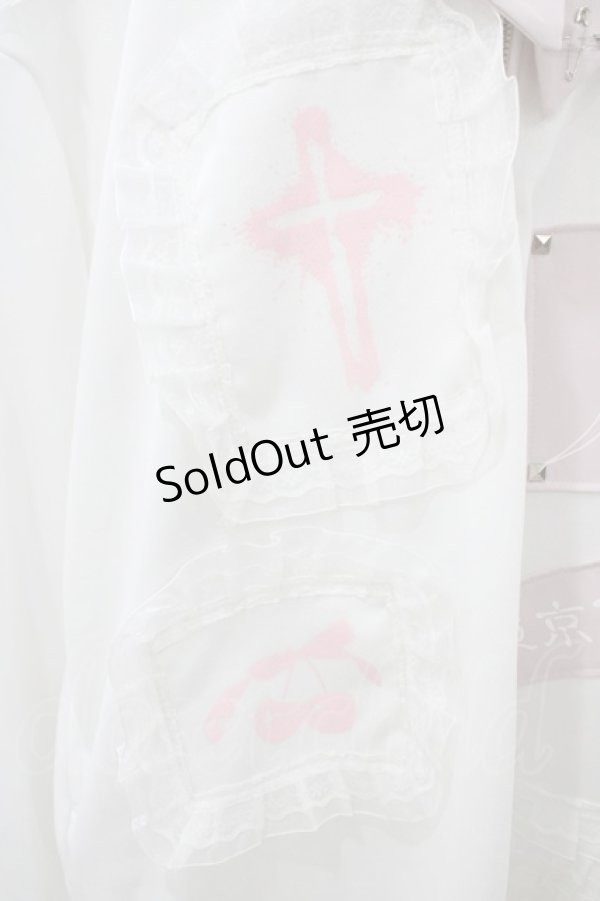 画像5: Jamie エーエヌケー / /ゴシックリメイクJK制服ジャージ M オフ/ピンク H-26-01-29-043-LO-TO-NS-ZH (5)