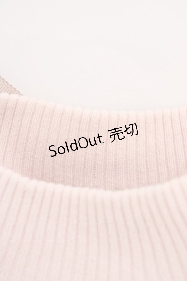 画像3: F&A / バックリボンリブニットプルオーバー Free PINK H-26-01-29-047-LO-TO-NS-ZH (3)