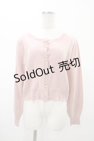 画像: Amavel / ハートボタンカーディガン Free ピンク H-26-01-29-048-CA-TO-NS-ZH