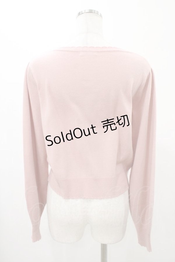 画像2: Amavel / ハートボタンカーディガン Free ピンク H-26-01-29-048-CA-TO-NS-ZH (2)