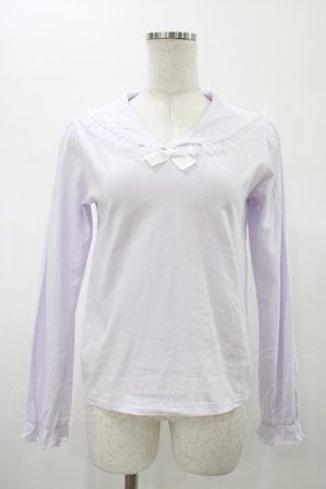 画像: Nile Perch / セーラーカラーカットソー Free ラベンダー H-26-01-29-050-LO-TO-NS-ZH