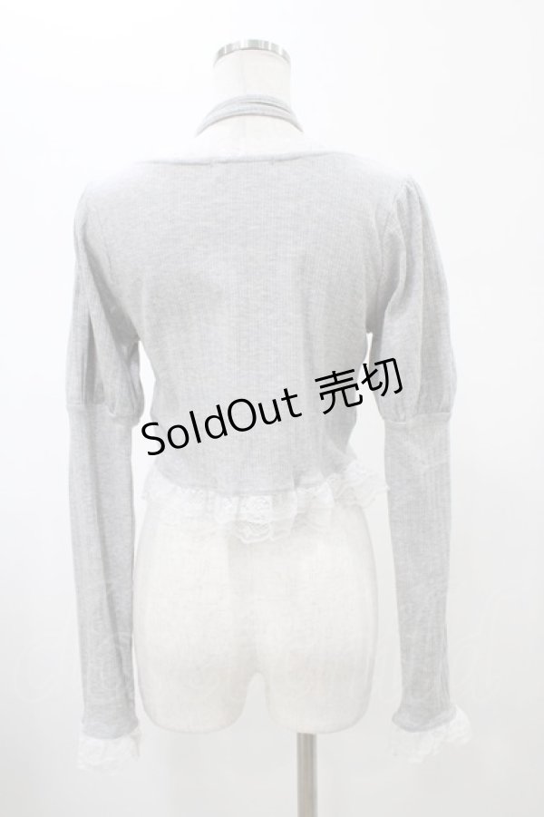 画像2: Ank Rouge / ハートのテレコ M グレー H-26-01-29-051-CA-TO-NS-ZH (2)