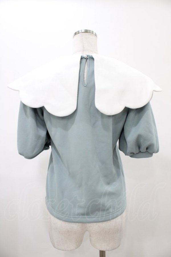 画像2: RoseMarie seoir / スカラップカラートップス Free ミント H-26-01-29-052-LO-TO-NS-ZH (2)