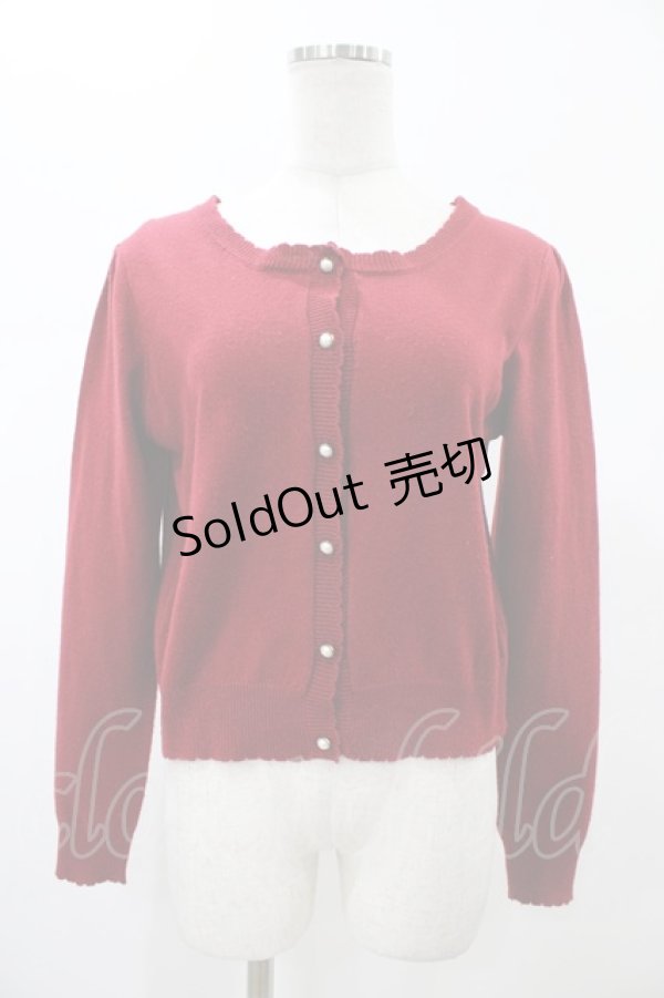 画像1: Amavel / ニットカーディガン Free レッド H-26-01-29-053-CA-TO-NS-ZH (1)