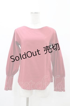 画像: an another angelus / ロングカフスプルオーバーブラウス Free RED H-26-01-29-054-CA-BL-NS-ZH