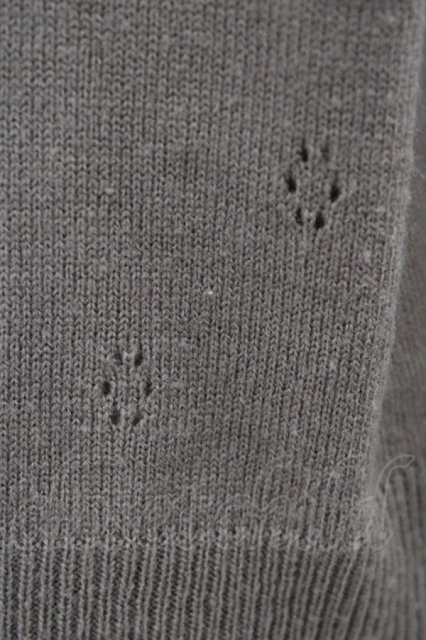 画像3: axes femme / 透かしカーディガン M ブラウン H-26-01-29-055-AX-TO-NS-ZH (3)