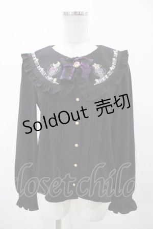 画像: Amavel / Magical Cosmic Cosmeticフリルブラウス Free ブラック H-26-01-29-057-CA-BL-NS-ZH