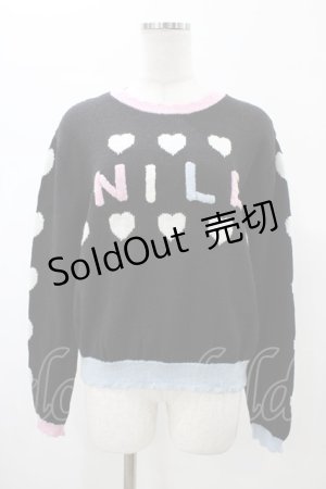 画像: Nile Perch / ロゴセーター  ブラック H-26-01-29-060-LO-TO-NS-ZH