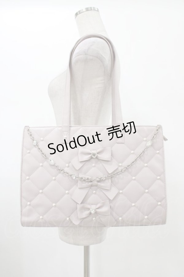画像1: Ank Rouge / リボン＆ビジューBAG  ピンク H-26-01-29-007-CA-BG-NS-ZH (1)