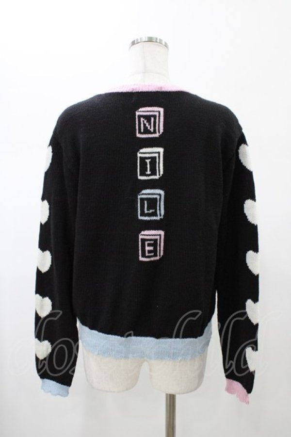 画像2: Nile Perch / ロゴセーター  ブラック H-26-01-29-060-LO-TO-NS-ZH (2)