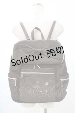 画像: m petit by misako / NINA'Sコラボリュック  ブラウン H-26-01-29-008-LO-BG-NS-ZH