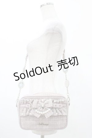 画像: Ank Rouge / ツイードフリルBag  ピンク H-26-01-29-010-CA-BG-NS-ZH