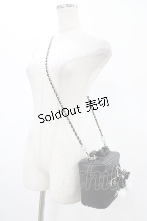 画像2: Ank Rouge / リボンバニティショルダーバッグ  ブラック H-26-01-29-011-CA-BG-NS-ZH (2)