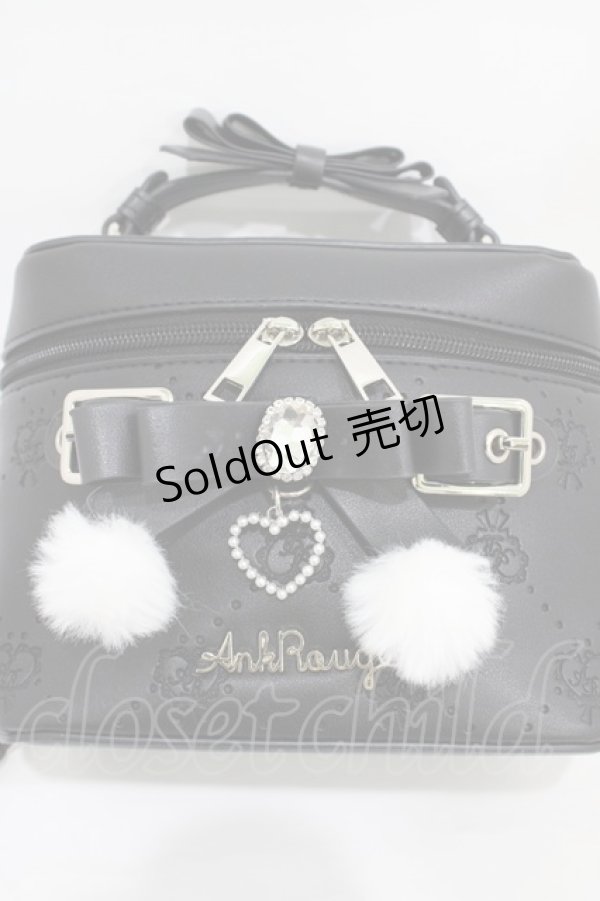 画像3: Ank Rouge / リボンバニティショルダーバッグ  ブラック H-26-01-29-011-CA-BG-NS-ZH (3)