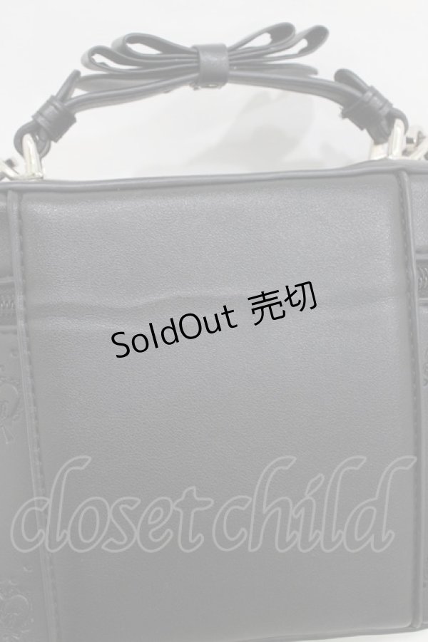 画像4: Ank Rouge / リボンバニティショルダーバッグ  ブラック H-26-01-29-011-CA-BG-NS-ZH (4)