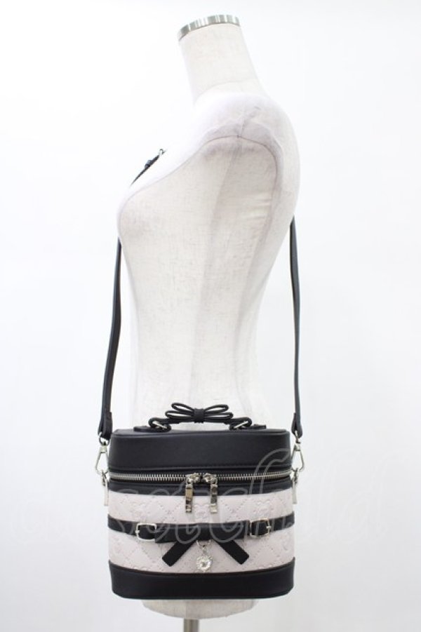 画像1: majoretty / 天姫ここね/バニティショルダーバッグ  ブラック/ピンク H-26-01-29-012-0-BG-NS-ZH (1)