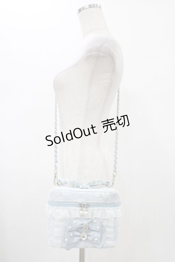 画像1: Ank Rouge / ラフォーレ原宿店限定/ノベルティレースバニティバッグ  サックス H-26-01-29-013-CA-BG-NS-ZH (1)