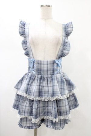 画像: Ank Rouge / サス付きティアードスカパン M サックス H-26-01-29-016-CA-SK-NS-ZH