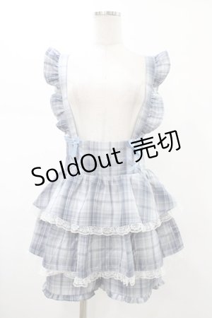 画像: Ank Rouge / サス付きティアードスカパン M サックス H-26-01-29-016-CA-SK-NS-ZH