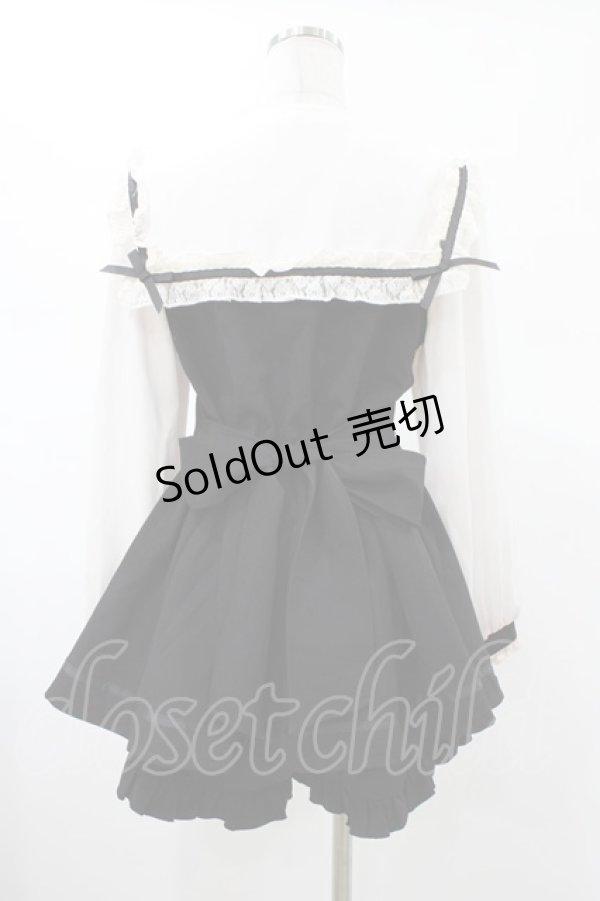 画像2: LIZ LISA / セーラーカラーセットアップ Free ブラック H-26-01-29-017-LO-OP-NS-ZH (2)