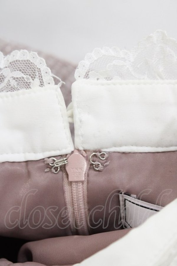 画像4: Ank Rouge / リボンタイツイードティアードワンピース M ピンク H-26-01-29-022-CA-OP-NS-ZH (4)