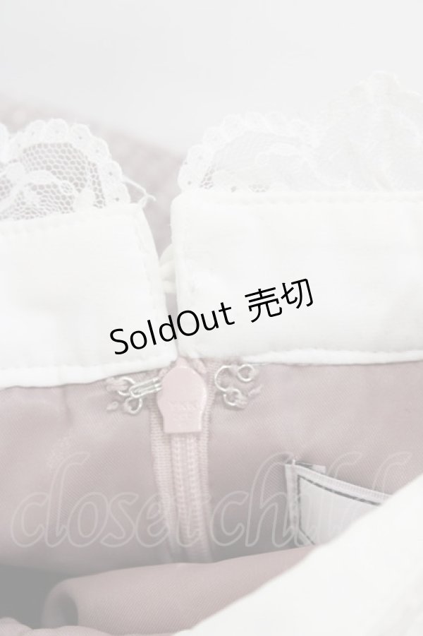 画像4: Ank Rouge / リボンタイツイードティアードワンピース M ピンク H-26-01-29-022-CA-OP-NS-ZH (4)