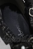 画像4: Ank Rouge / ツイード厚底シューズ S/22.0~22.5cm ブラック H-26-01-29-002-CA-SH-NS-ZH (4)