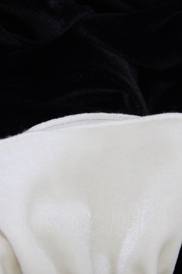 画像3: Nile Perch / ベロアセーラーワンピース Free ブラック H-26-01-29-024-LO-OP-NS-ZH (3)