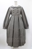 画像1: FLC / MINA*タータンチェックワンピース M グレー H-26-01-29-025-0-OP-NS-ZH (1)