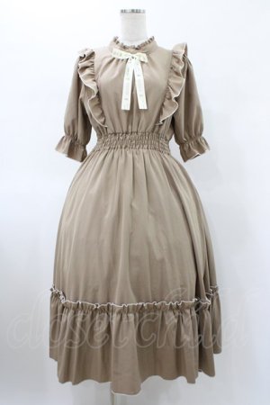 画像: m petit by misako / NINA'SコラボAMハイショクメローワンピース M ベージュ H-26-01-29-026-LO-OP-NS-ZH