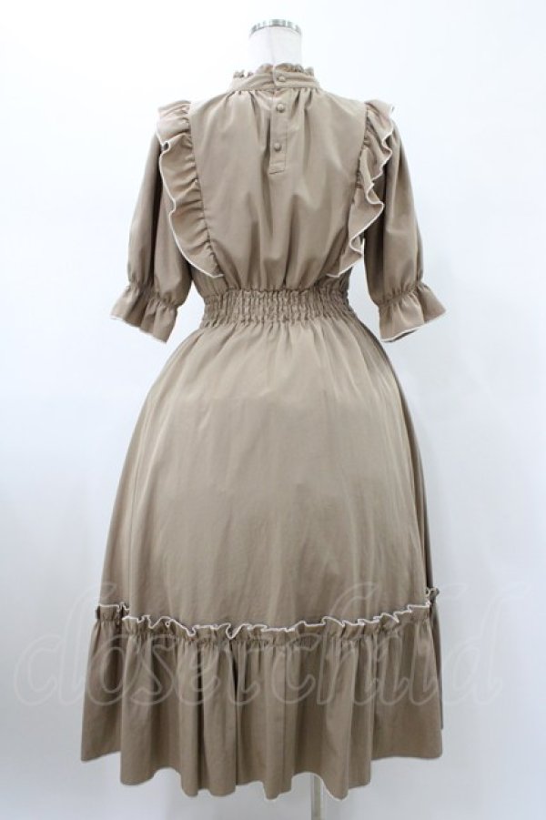 画像2: m petit by misako / NINA'SコラボAMハイショクメローワンピース M ベージュ H-26-01-29-026-LO-OP-NS-ZH (2)