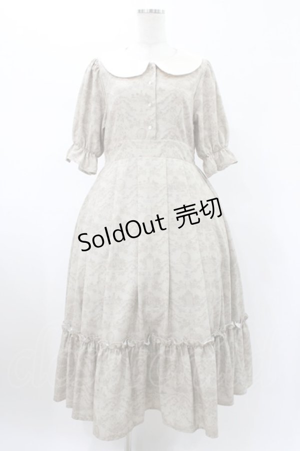 画像1: m petit by misako / NINA’Sコラボトワルドジュイワンピース M ベージュ H-26-01-29-027-LO-OP-NS-ZH (1)