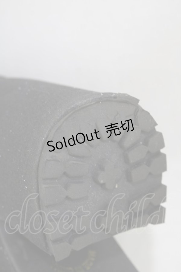 画像5: Ank Rouge / ツイード厚底シューズ S/22.0~22.5cm ブラック H-26-01-29-002-CA-SH-NS-ZH (5)